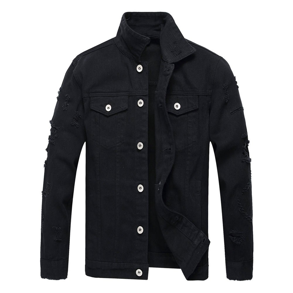 A13d7f800c7e448bfab230f04e9700a37F.jpeg Classic Denim Jacket – Timeless Style, Durable Fabric & Comfortable Fit - Image 1